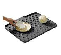 qokeeu Esterillas de secado de platos para la encimera de la cocina | Alfombrilla antideslizante para escurrir platos, para grifo, fregadero, estación de café, inodoro, cuarto de ducha, apartamento,
