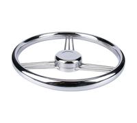 QOKLIYUI Adaptadores de Repuesto para Volante Marino Pulido Diseños Elegantes de Volantes para Barcos Que mejoran Las experiencias navegación al Aire Libre Volante Acero Inoxidable Deportes Alto