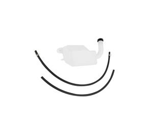 QOKLIYUI Botella de depósito de refrigerante para radiador LTZ400, fácil instalar, duradera y eficiente, con manguera aceite para ATV.