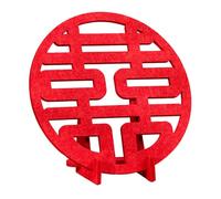 QOKLIYUI Decoración tradicional de boda con carácter chino XI, centro de ligero pero duradero, signo felicidad