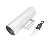 QOKLIYUI Guiro de Metal con Rascador Shack Hecho con Acero Inoxidable para Auténticos Ritmos Latinos Guiro de Acero Inoxidable con Raspador
