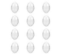 QOKLIYUI Huevos de Pascua sin rellenar: ideas creativas para rellenar cestas decorativas de jardín (DIY) escolares, para fiestas escolares, recompensas en el aula, juguetes sin