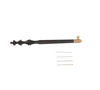 QOKLIYUI Kit de accesorios para principiantes y adultos con gancho de crochet para descubrir técnicas y habilidades bordado. Manualidades DIY. 4 agujas, bordado, lentejuelas y cuentas.