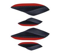 QOKLIYUI Kit de alerón difusor divisor de labios parachoques Características: Ajuste duradero y universal para pegatinas labios difusoras vehículos larga duración, Patrón fibra carbono