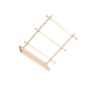 QOKLIYUI Soporte para Hilo de Coser y Bordar, Organizador de Cintas para Manualidades, Elegante Soporte de Almacenamiento, Organizador de para Madera para