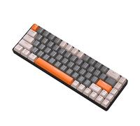 QOKLIYUI Teclado mecánico de Modo Dual, ángulo Dorado para un Funcionamiento cómodo, ABS, Bluetooth, Teclado inalámbrico para Juegos, portátiles, Tipo 2