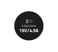 Qoltec 50076.90w adaptador e inversor de corriente interior negro