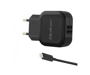 Qoltec 50188 cargador de dispositivo móvil portátil, smartphone, rel