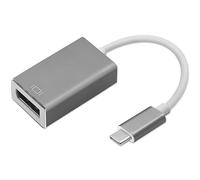 Qoltec 50429 USB 3.1 Tipo C a DisplayPort Negro/Blanco