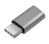 Qoltec 50478 - Cable USB 3.1 Tipo C a Micro USB 2.0 B, Color Gris