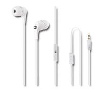 Qoltec 50801 INTR athekale Auriculares con micrófono Color Blanco