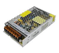 Qoltec 50928 - Fuente de alimentación LED IP20, 150 W, 12 V, 12,5 A, alimentación de Tira LED, módulos, Paneles, molduras, Bombillas LED,