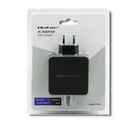 Qoltec 51766 adaptador e inversor de corriente interior 65 w negro