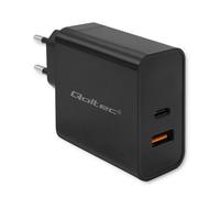 Qoltec 52381 cargador pd súper rápido - 1xusb-c - 1xusb- 90w - 5-20v