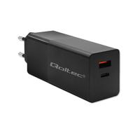 Qoltec 52382 cargador gan power pro - 1xusb tipo c - 1 usb a - 100w -
