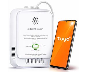 Qoltec 52651 sensor de fuga de gas natural - detector de ch4 - ng - tu