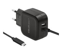 QOLTEC AC Adapter | 17W | 5V | 3.4A | USB+ USB TYP C