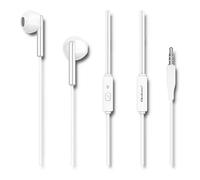 Qoltec - Auriculares in-Ear con micrófono, Color Blanco