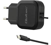 Qoltec Cargador de 17 W, 5 V, 3,4 A, USB y Micro USB.