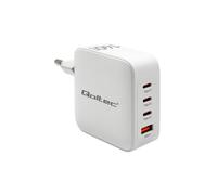 Qoltec Cargador GaN 140W 5-20V 2.5-5A 3 x USB-C 51828