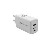 Qoltec Cargador GaN 65W 5-20V 3-3.35A 2 x USB-C 51822