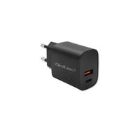 Qoltec Cargador GaN POWER PRO 1xUSB-C 1xUSB 30W 5-20V 52377