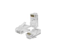 Qoltec Conector RJ45 CAT5e UTP chapado en oro 54550