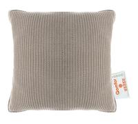 Qomfor - Almohadilla térmica eléctrica prémium - Almohada térmica de soporte lumbar para aliviar el dolor de espalda - Marrón arena - Cojín ajustable con 3 niveles de calor y batería portátil