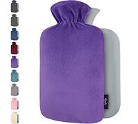 Qomfor Bolsa de Agua Caliente con Funda , Violeta