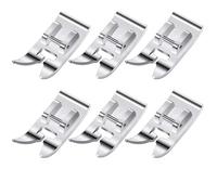 QOMJUFA 6 Piezas Universal para Máquinas De Coser Multiusos Prensatelas Multifuncional Accesorios Adecuados para Todas Las Máquinas De Coser Singer Brother Janome Y Babylock con Vástago