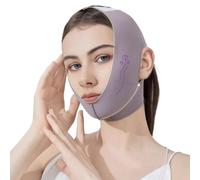 QOMJUFA V Line Lifting Mask,Mascarilla Reafirmante Facial,para doble mentón y piel flácida de la cara