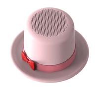 Qooplu Altavoz pequeño - Reproductor de música en forma de sombrero - Altavoz magnético de viaje con soporte para teléfono, para habitación, coche, picnic, fiesta, viajes, playa, fitness