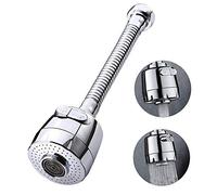 Qoosea Aireador De Grifo, Grifo Universal Dispositivo de Extensión de Rociador Filtro, 2 Modos, Boquilla de Filtro Adaptador de Malla para Cocina, Cuarto del baño