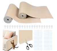 Qoosea Autoadhesiva Alfombra Rascador para Gatos 200cm×40cm, 2 Piezas Tapete Rascador para Gatos, Protector Sofa Gato Arañazo Recortable DIY Alfombrillas Rascadores para Sofás Muebles Puerta Paredes