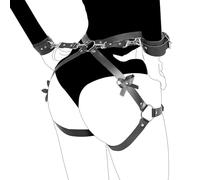 Qoosea Bondage BDSM Sex Bondage Set con esposas y muslos cruzados cintura correa ajustable erótico Bondage Set para BDSM Play Pareja