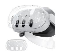 Qoosea Funda Compatible con Meta Quest 3, PC Carcasa Protectora Estuche para Gafas Meta Quest 3 VR Completa Protección Case Accesorios Cover, Transparent