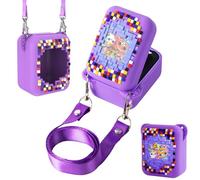 Qoosea Funda Protectora de Silicona para Bitzee Mascota electrónica con cordón Funda de Silicona Lavable y Resistente al Agua para Bitzee (Morado)
