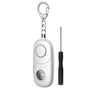Qoosea Llavero Alarma Personal 135dB con Luz Estroboscópica para Mujeres, Niños, Estudiantes, Ancianos - Alerta de Seguridad, Autodefensa de Emergencia, Carrera Nocturna, Senderismo