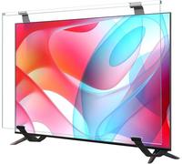 Qoosea Protector de Pantalla para TV de 43 Pulgadas - HD Claro, Panel Acrílico Protector para Pantallas de TV con Soporte de Un Punto o Dos Puntos, TV de Pared y Monitores de Ordenador