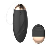 Qoosea Vibrador de Bala, Vibradores Mujer con 10 Modos de Vibración Ajustables, Huevo Vibro Erótico Juguetes Sexuales, Vibradores punto G Impermeable USB para Mujeres Parejas, Negro