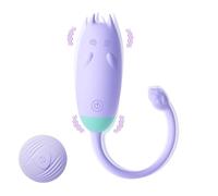 Qoosea Vibrador de Bala, Vibradores Mujer con 10 Modos de Vibración Ajustables, Huevo Vibro Erótico Juguetes Sexuales, Vibradores punto G Impermeable USB para Mujeres Parejas, Negro