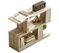 QOPIGFBN Libreria Baja Estantería 3 estantes,Libreria Estanteria Marrón Roble,Mueble Almacenaje Salon, Mueble Estanteria Habitacion,Estanterias Almacenaje Madera para salón, casa o Oficina