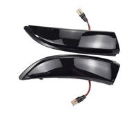 QOPUYNH Luz indicadora Espejo Lateral Luces de señal de Giro y Espejo Lateral para para Fiesta para MK7 para B-MAX 2008-2017 para ST Line para MK8 2018