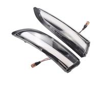 QOPUYNH Luz indicadora Espejo Lateral Luces de señal de Giro y Espejo Lateral para para Fiesta para MK7 para B-MAX 2008-2017 para ST Line para MK8 2018