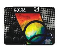 QOR Acuarela Set Descubrimiento Colores Extra Fine Mini, Metal, Surtidos, 5 ml (Lote de 24), 5 piezas