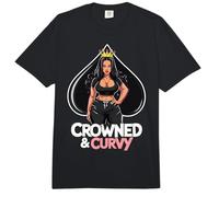 QOS Sexy Curvy Queen of Spades Comfort Colors Adult Heavyweight T-Shirt