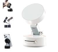 Qosigote Soporte para teléfono Woolcar, Soporte magnético para teléfono con Ventosa, Soporte para teléfono con Ventosa, Soporte magnético para teléfono con Ventosa para Coche, (Weiß)