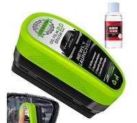 Qosigote Upgraded Automotive Oil Film Cleaning Brush, Oil Film Cleaning Brush 2.0, Green Oil Film Wipe, Car Oil Film Cleaner, Upgraded Green Oil Film Wipe - Improve Clarity And Visibility (1pc)