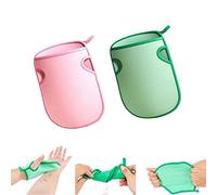 Qosneoun Esponja Saca Mugre Del Cuerpo, Esponja Saca Mugre, Super Soft Exfoliating Bath Mitt-Painless to The Skin, Magic Exfoliating Body Scrubber for Adult Children (2Pcs-C)