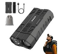 Qosneoun High-Brightness Pocket Dual-Module Outdoor Flashlight, Linterna LED Alta Potencia, Mini Linterna EDC con Doble Iluminación, Base Magnética y Clip, Impermeabile para Camping, Senderismo (1pc)